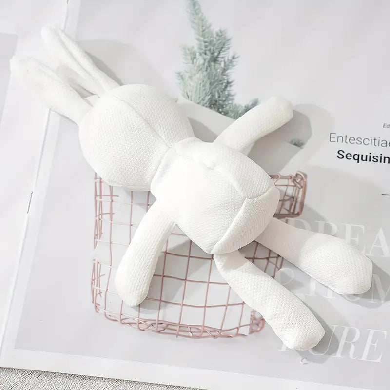 Cute Soft Toy Rabbit. Child Comfort Toy. Small For Little Hands.