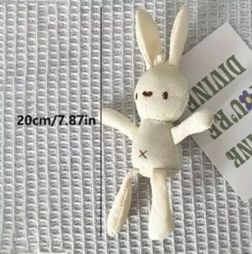Cute Soft Toy Rabbit. Child Comfort Toy. Small For Little Hands.